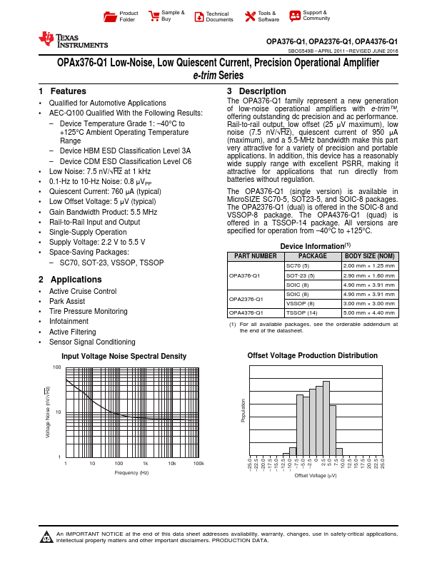 OPA4376-Q1