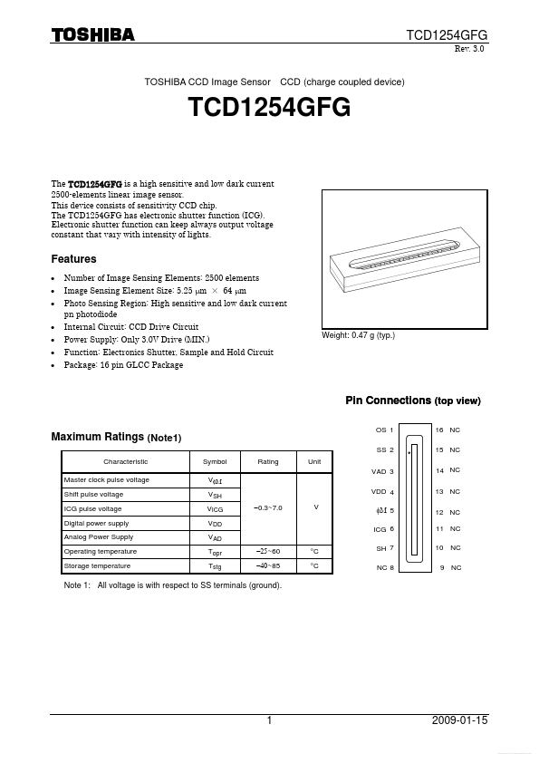 TCD1254GFG