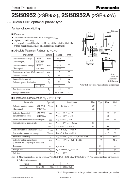 2SB952