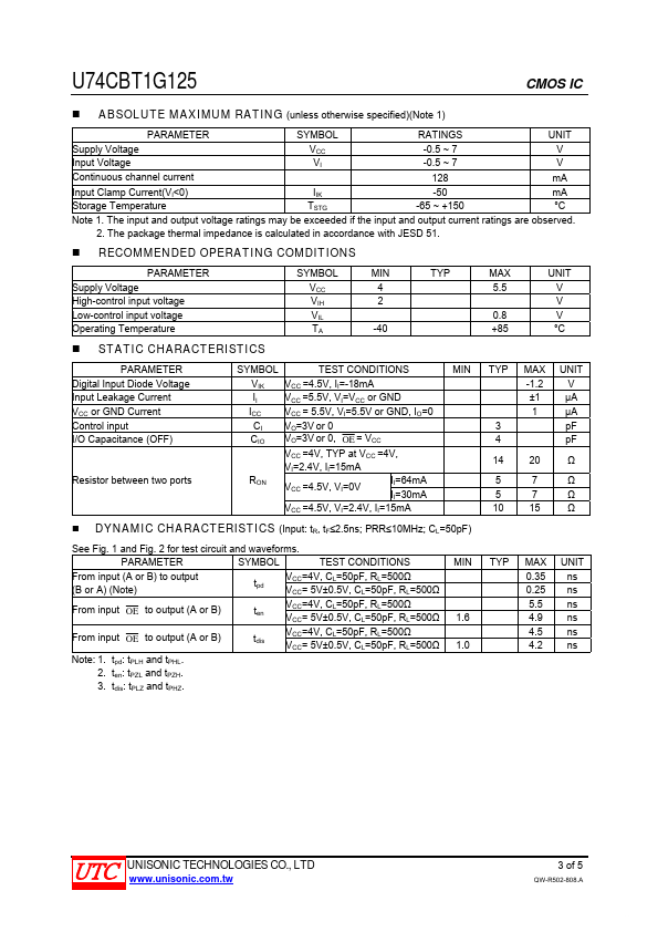 U74CBT1G125