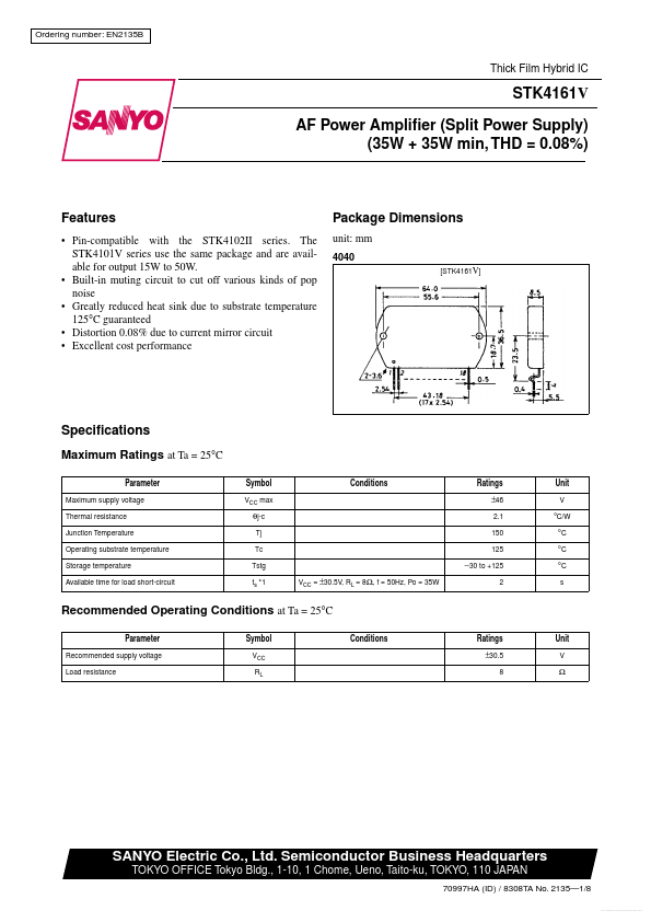 STK4161V