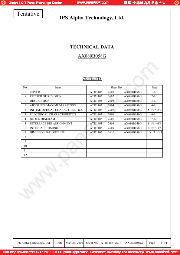 AX080B058G