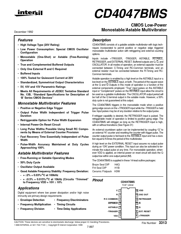 CD4047BMS