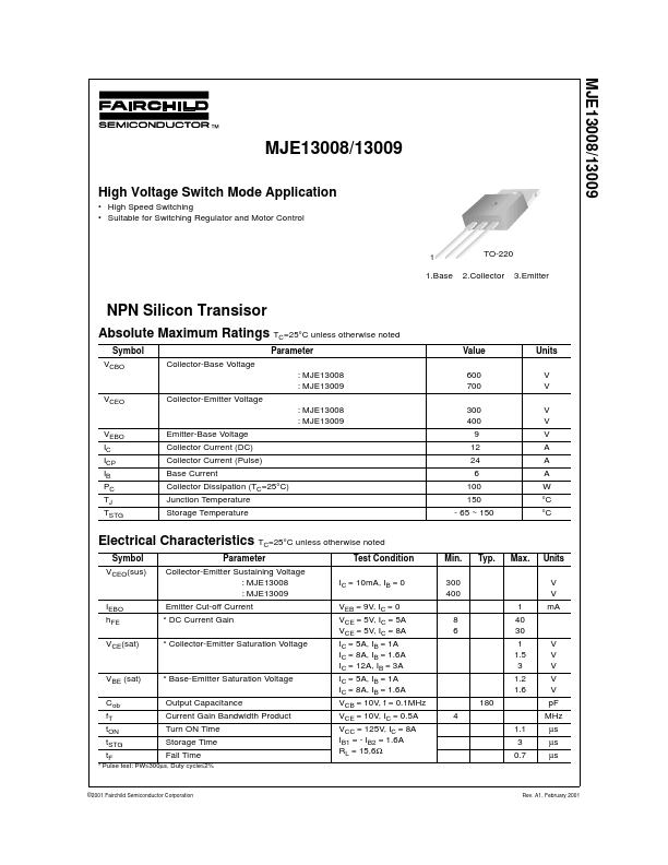 MJE13009