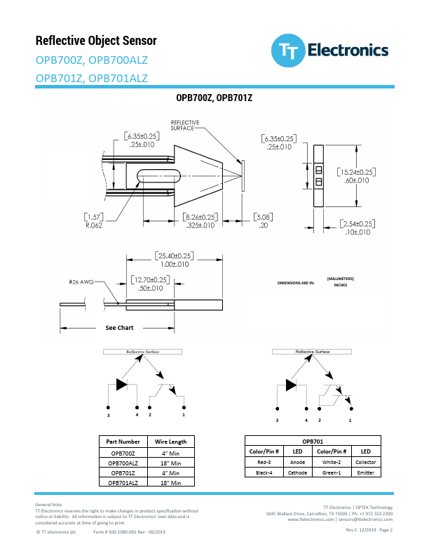 OPB701ALZ