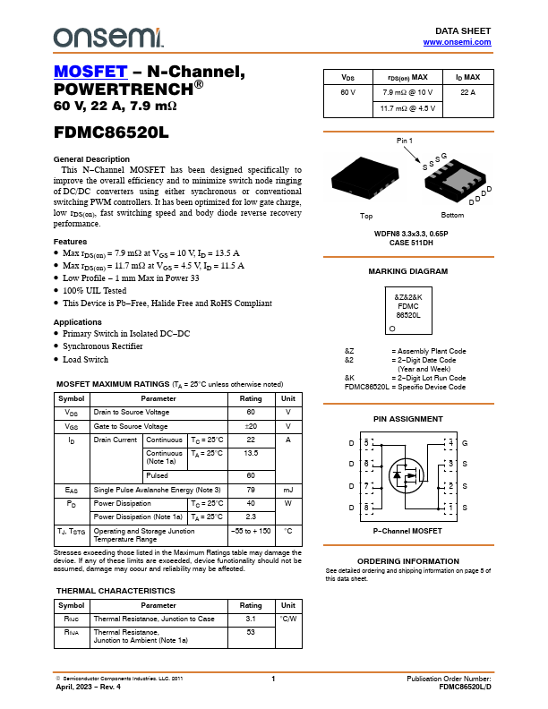 FDMC86520L