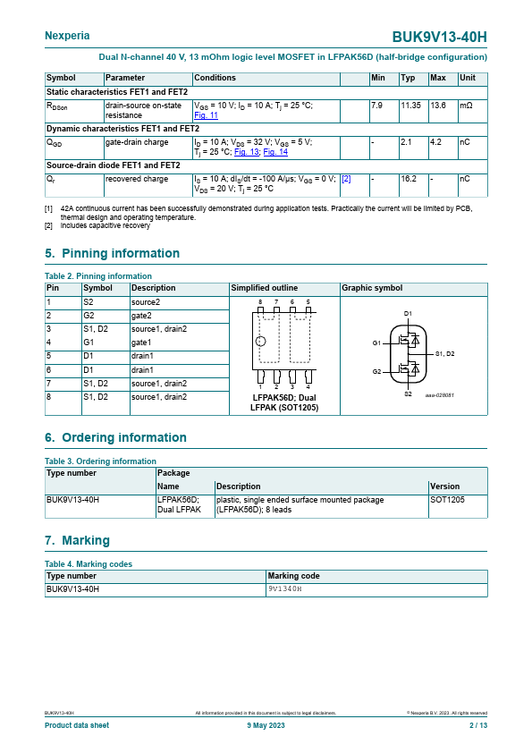 BUK9V13-40H