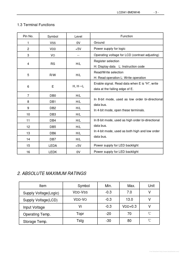 LC2041-BMDWH6