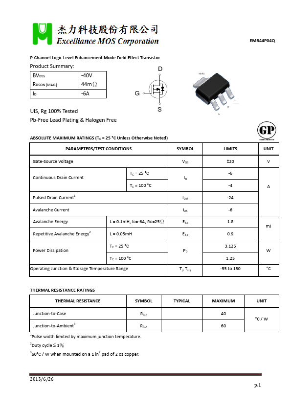 EMB44P04Q