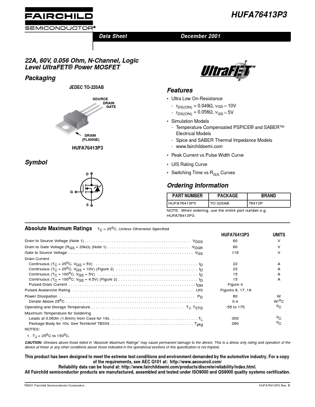 HUFA76413P3