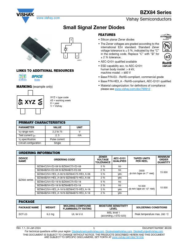 BZX84C2V7