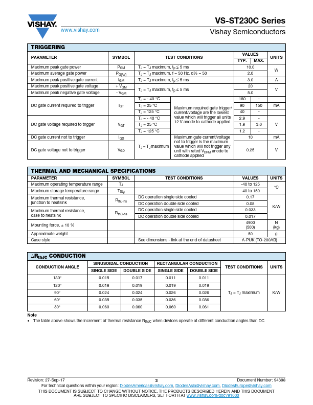 VS-ST230C08C