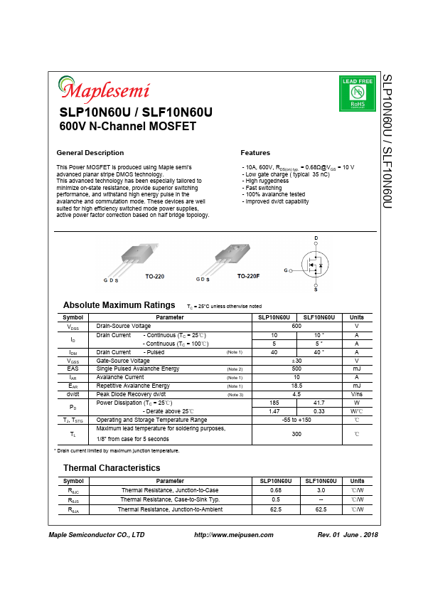 SLP10N60U