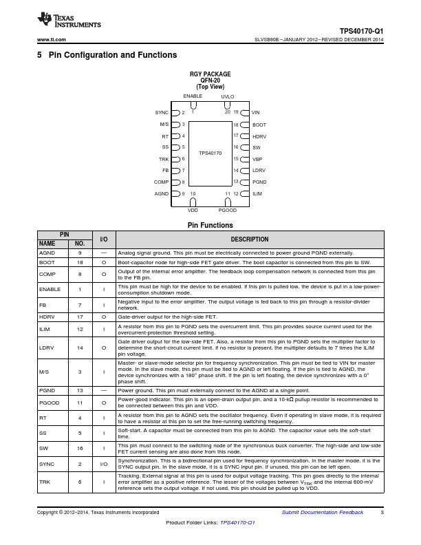 TPS40170-Q1