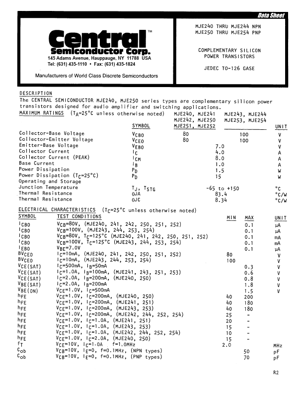 MJE252