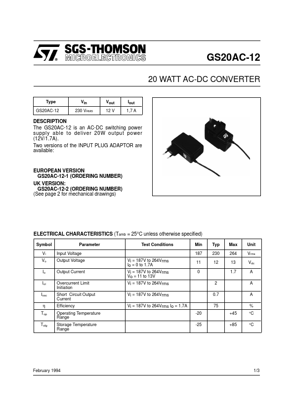 GS20AC-12-2