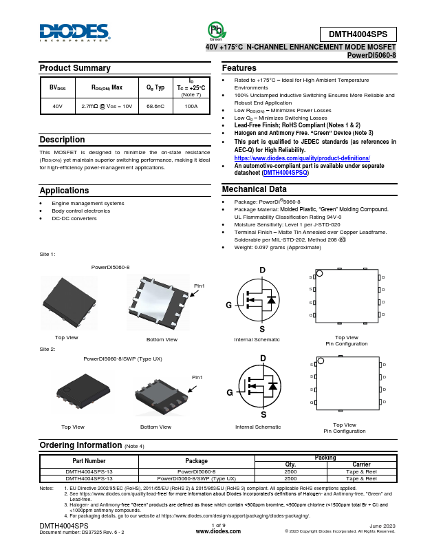 DMTH4004SPS