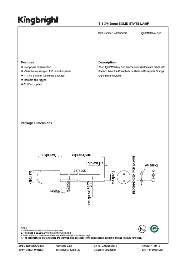 WP1503EC