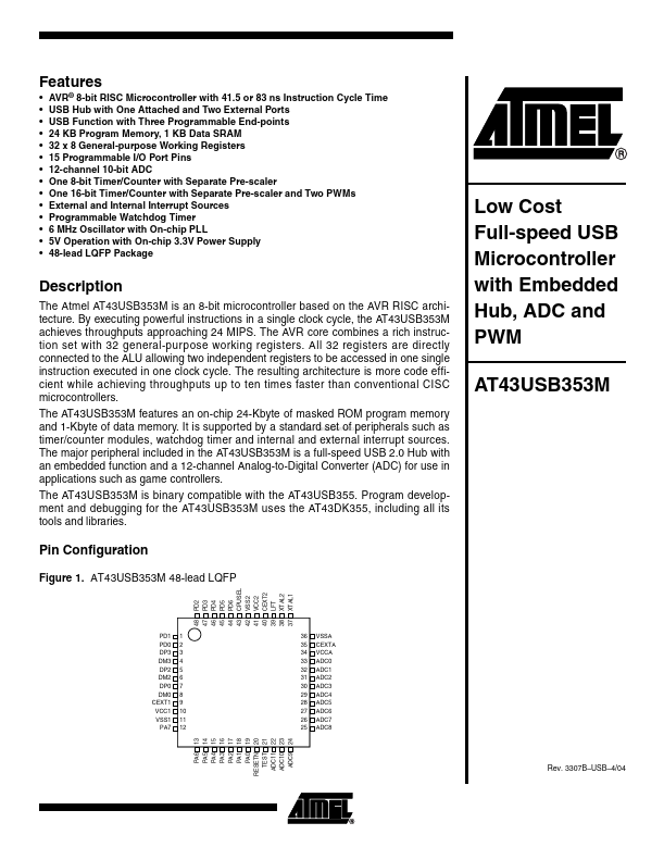 AT43USB353M