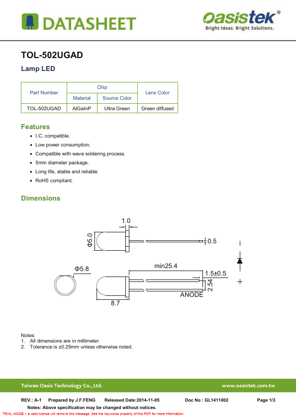 TOL-502UGAD