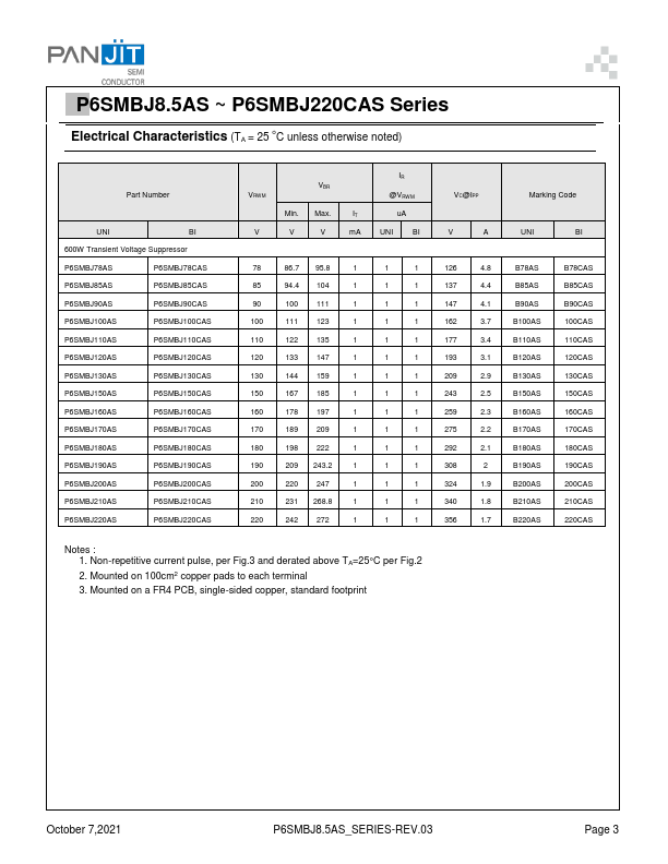 P6SMBJ90CAS