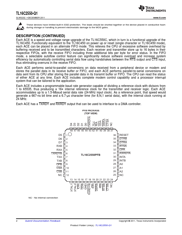 TL16C2550-Q1