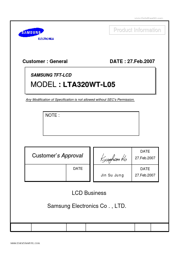 LTA320WT-L05