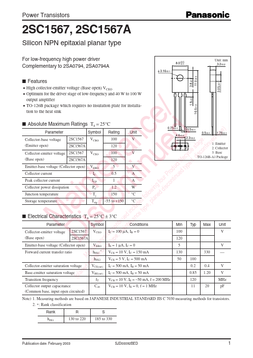 2SC1567A