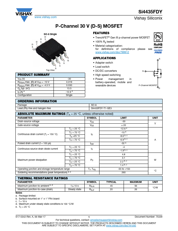 Si4435FDY