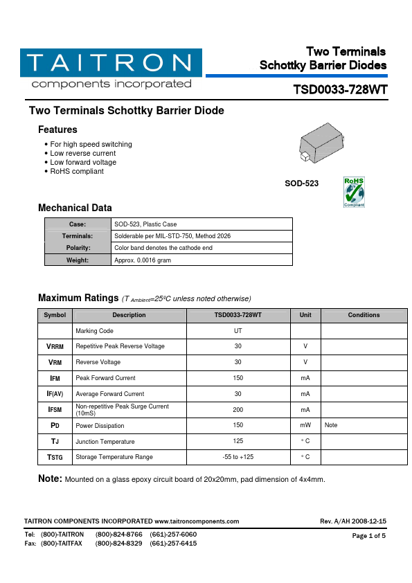 TSD0033-728WT