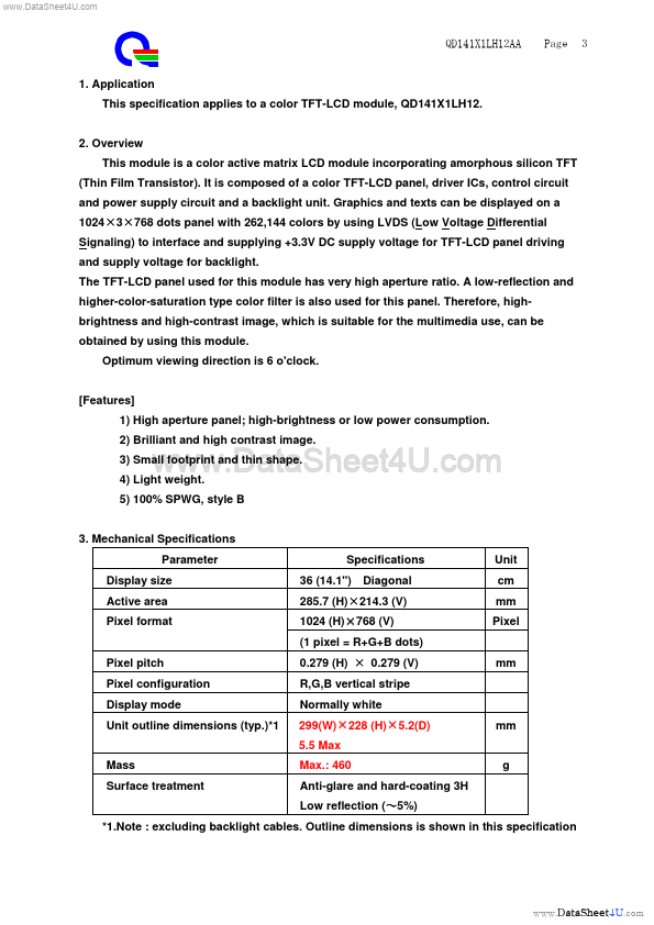 QD141X1LH12AA