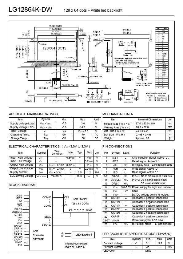 LG12864K-DW