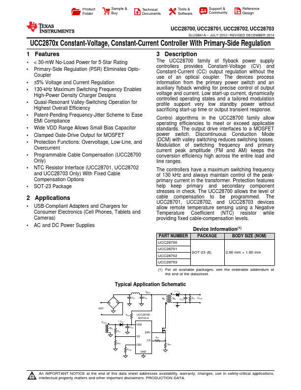 UCC28700