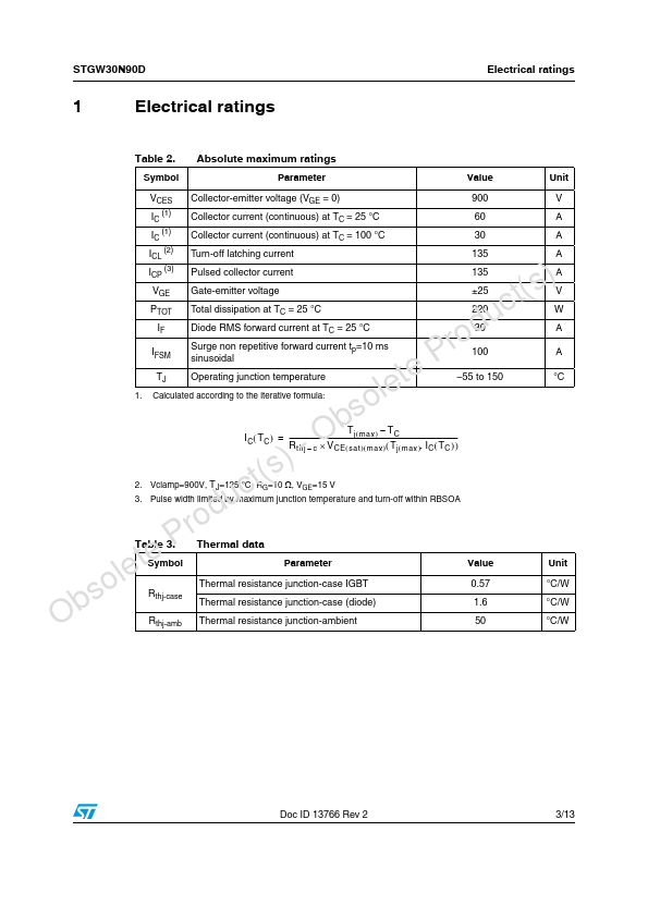 STGW30N90D