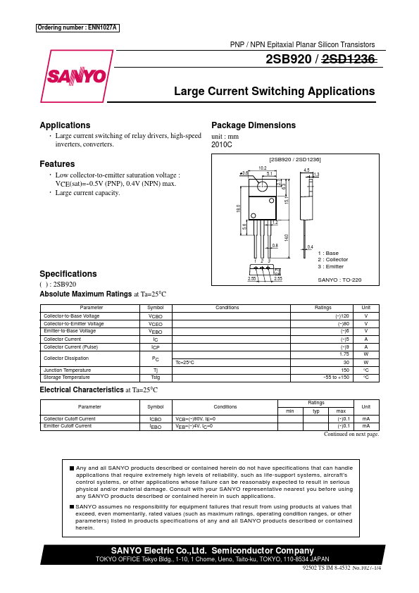 2SB920