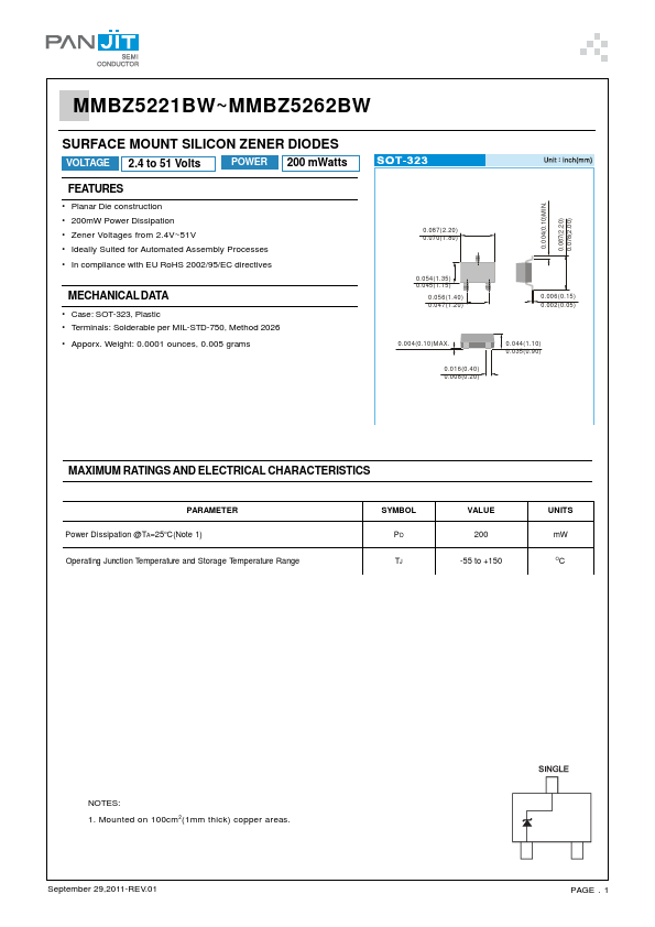 MMBZ5240BW