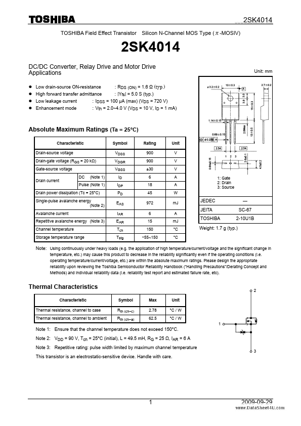 2SK4014