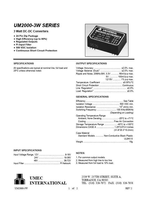 UM2035C-3W