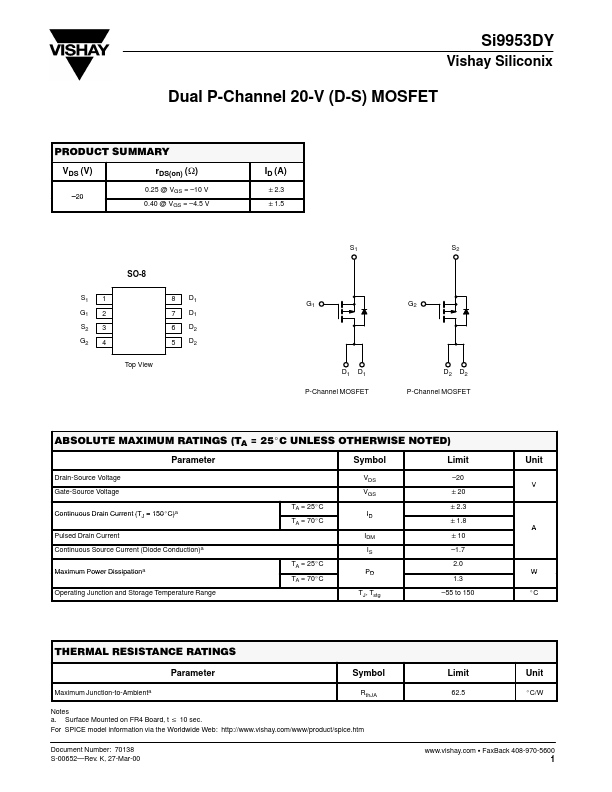 SI9953DY