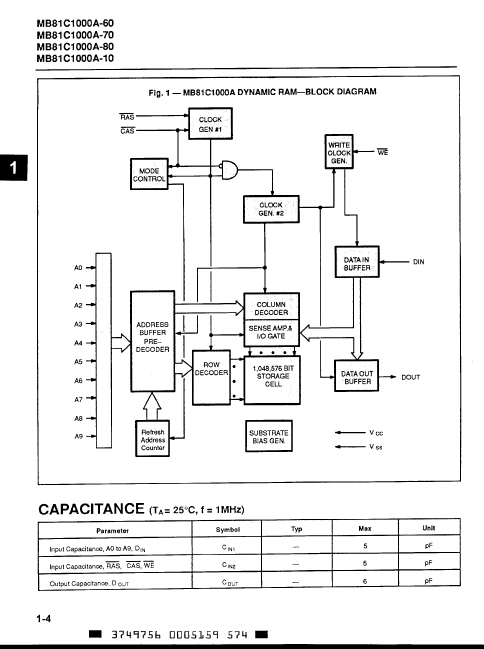 MB81C1000A