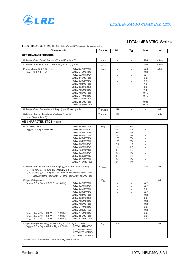 LDTA123JM3T5G