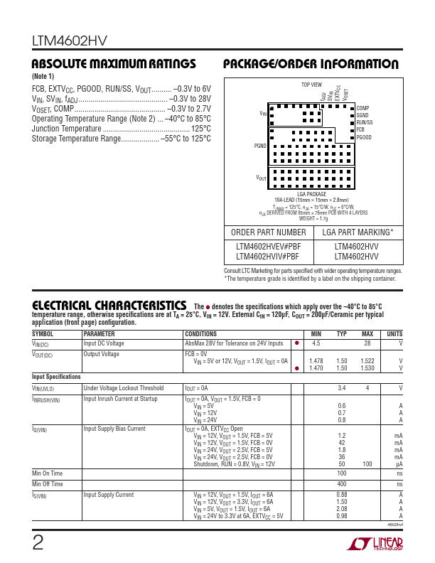 LTM4602HV