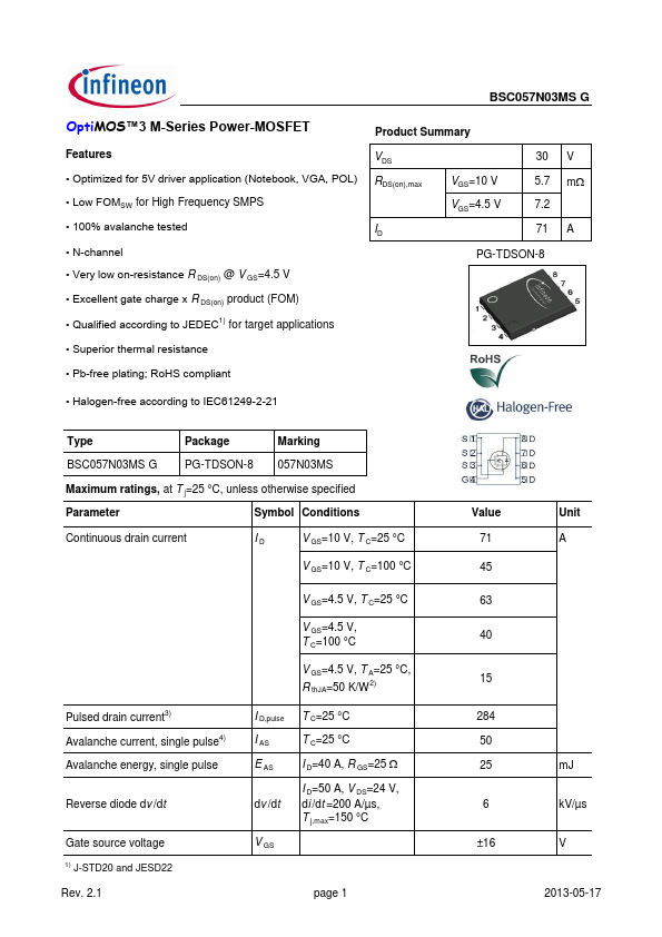 BSC057N03MSG