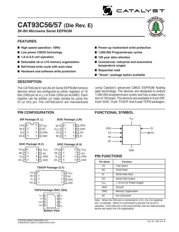 CAT93C57ZD4A