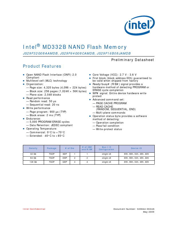 JS29F32G08AAMDB