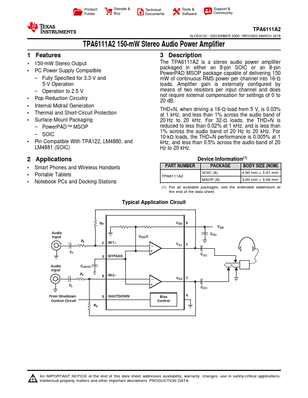 TPA6111A2