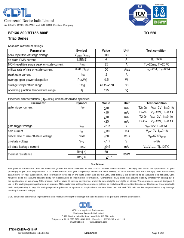 BT136-800E