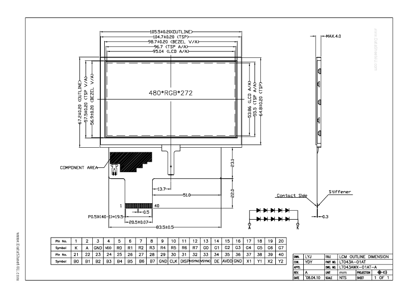 LT043AWX-01AT-A