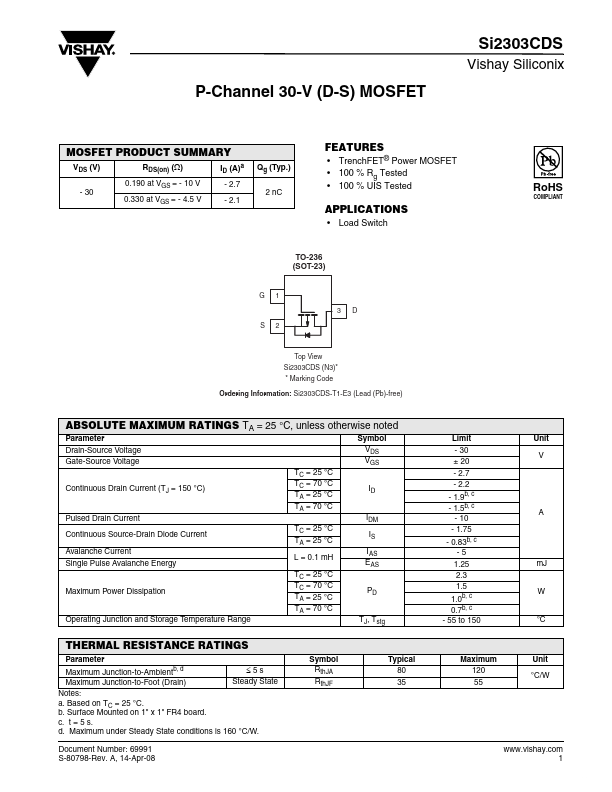 SI2303CDS