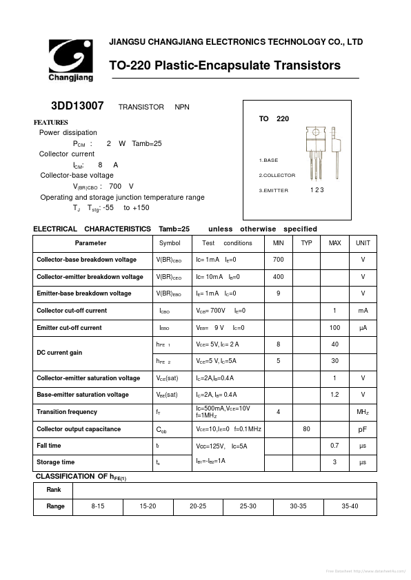 3DD13007